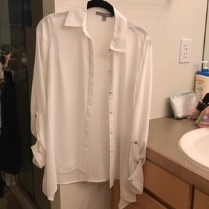 White button down by NY Collection XS
